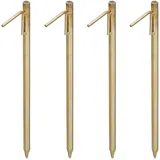 Relaxdays Bodenanker 4er Set Gold