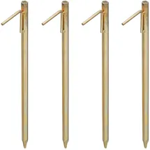 Relaxdays Bodenanker 4er Set Gold