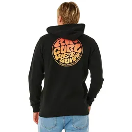 Rip Curl Wettie Passage Icon Zip Thru Hoodie Herren Schwarz M