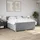 vidaXL Boxspringbett 180 x 200 cm Hellgrau