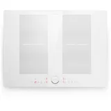 Klarstein Delicatessa 70 Flex Einbaukochfeld Induktion 4 Zonen 7000W Glaskeramik Weiß