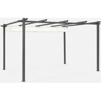 Sweeek Aluminium Pergola 3x4m ISLA Ecru - sweeek