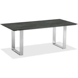 Niehoff Noah Gartentisch 160 x 95 x 76 cm Silberfarben