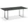 Niehoff Noah Gartentisch 160 x 95 x 76 cm Silberfarben