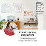 Klarstein Wonderwall Air Art Smart Infrarotheizung 120x60cm 700W Wandinstallation App-Steuerung Marmor i