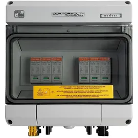 Doktorvolt Solar Anschlusskasten PV DC 1000V T1 T2 40kA 2-Strings 4mm Connector