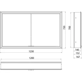 EMCO prime 120 cm grau
