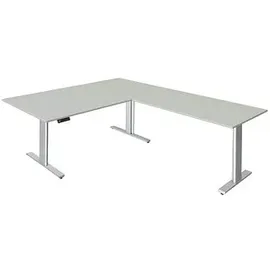 Kerkmann Winkelschreibtisch Move 3 Lichtgrau