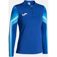 Joma Elite Xi Sweatshirt Halbreißverschluss Royal/Weiß L