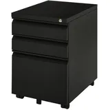 Vinsetto Aktenschrank Schwarz
