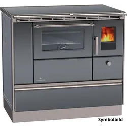 Dauerbrandherd REGA 90 -  anthrazit-metallic / Kochfeld: Stahlplatte / rechts