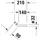 Duravit Ablaufbogen Chrom 0,07 m x 0,15 m