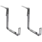 Alpfa 2er-Set Blumenkasten Halterungen