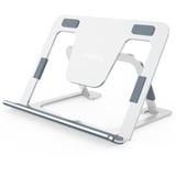 Tablet iPad Ständer Halterung Faltbar Verstellbar, Desktop Tablet Halter aus Aluminiumlegierung Zeichen ständer Handyhalter Dock für iPad 7 bis 12.9, Surfaces, Handys etc (Silber)