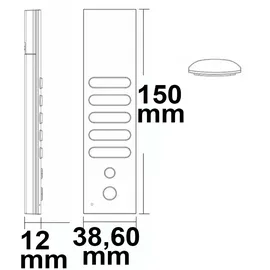 ISOLED Sys-One single color 4 Zonen Fernbedienung Beleuchtung-Fernbedienung