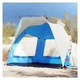 vidaXL Strandzelt 2 Personen Azurblau Quick Release Wasserdicht