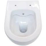 Aloni Spülrandloses Wand Hänge WC mit Taharet/Bidet/Dusch-WC Funktion Weiß