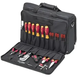 Wiha Werkzeug Set Service-Techniker 30-tlg. inkl. Tasche I Werkzeugsatz für Elektriker I VDE (43879)