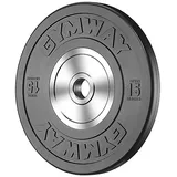 Gymway® Hantelscheibe TRAINING, 15 kg - Schwarz