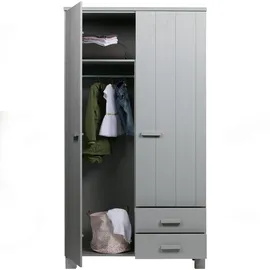 Woood Dennis Garderobenschrank 111x55x202 grau