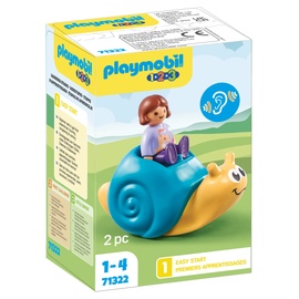 Playmobil 1.2.3 Schaukelschnecke mit Rassel 71322