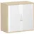 Geramöbel Rollladenschrank Stahl 80,0 x 42,5 x 79,8 cm silber 1 Fachboden