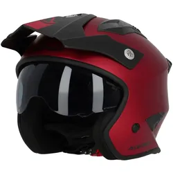 Acerbis Aria Metallic Jet Helm, rood, S Voorman