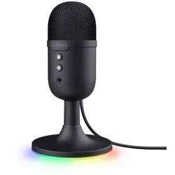 TRUST Black Weeks % | Gaming GXT234 Yunix USB Mikrofon Kompaktes USB-Gaming-Mikrofon für Streaming & Content-Erstellung, schwarz