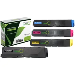 4x Callmenew Toner für Kyocera TK-8305 CMYK TASKalfa 3050 3550 Copystar CS 30...
