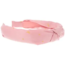 Solida Haarrreif Turban rosa Sterne