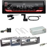 JVC KD-X282DBT Bluetooth DAB USB Einbauset für Renault Megane Scenic 1