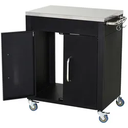 HOMCOM Küchenwagen, schwarz, BxH: 50 x 84,5 cm