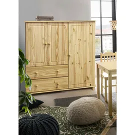 Möbilia Hoch-Kommode 132 x 136 cm Beige