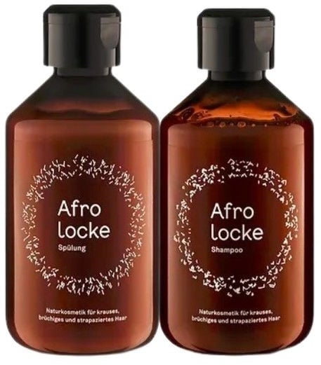 Afrolocke Shampoo und Spülung für lockiges Haar 2x250 ml