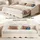 stilvora Schlafsofa Polsterbett 90 x 200 cm Holz/Metall beige