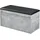 [en.casa] Degerfors 80 x 45 x 39 cm mit Schublade grau/schwarz