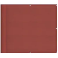 VidaXL Balkon-Sichtschutz Terrakotta 90x800 cm 100 Polyester-Oxford