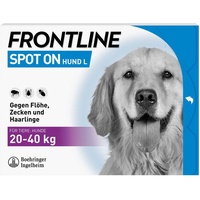 Frontline Spot On Hund L (20-40 kg) gegen Zecken, Flöhe, Haarlin