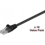 MicroConnect V-UTP501SVP 1m Cat5e U/UTP (UTP) Schwarz Netzwerkkabel (V-UTP501SVALUEPACKAGE)