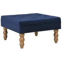 VidaXL Hocker Marineblau 60x60x36 cm Samt