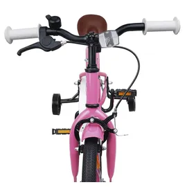 vidaXL Kinderfahrrad 12 Zoll RH 0 cm Hellrosa