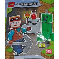 LEGO Minecraft Bergmann Und Creeper Folie Packung Set 662204 (IN Säcken)