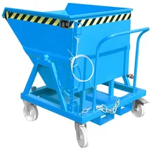 Bauer Südlohn Späne-Kippmulde SKS 400, lackiert, Lichtblau