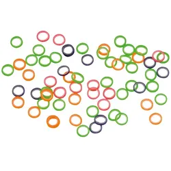 ZAHNSPANGENGUMMIS 1/4 medium bunt sortiert 100 St