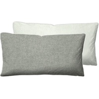 Biberna 0840500 Wende-Bettwäsche Kopfkissenbezug Melange-Flanell 1x 40x80 cm