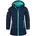 Parka Dunkelblau/Aqua 104