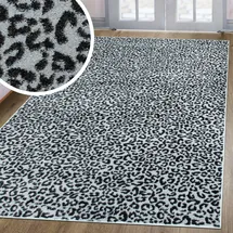 OTTO home Fynna Teppich 200 x 300 cm Grau/Schwarz/Weiß