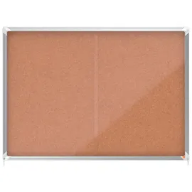 NOBO Schaukasten silber 18x DIN A4 135,5 x 6,3 x 97,0 cm, 1 St.
