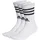 adidas 3-Streifen Cushioned Crew Socken 3 Paar White / Black 43-45