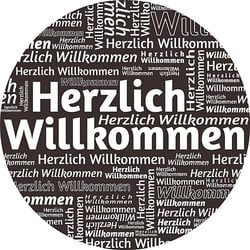 Gobo 'Herzlich Willkommen' 47266